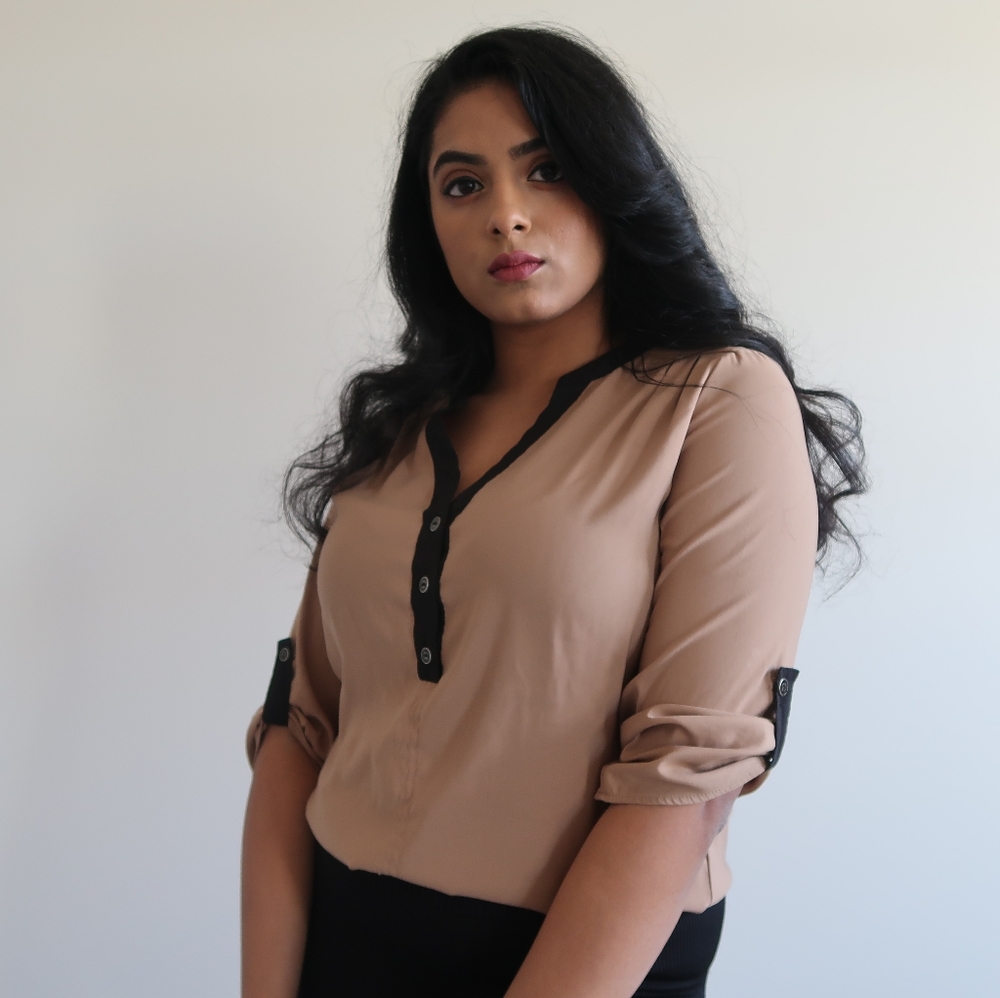 Tan Blouse